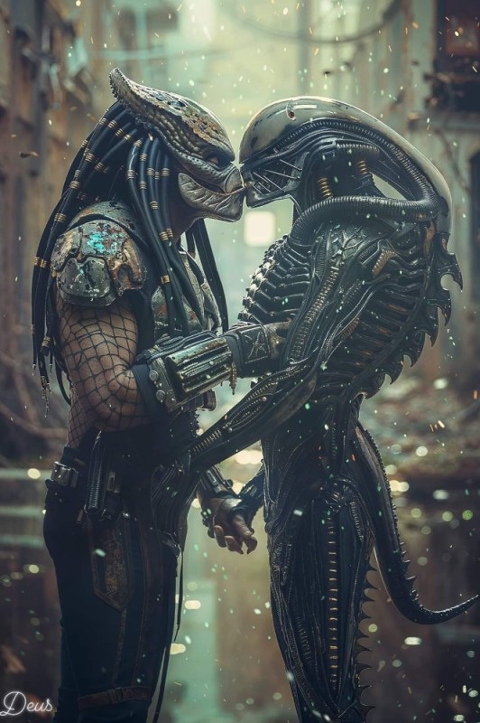 Create meme: alien vs predator , alien and predator, Predator vs alien movie