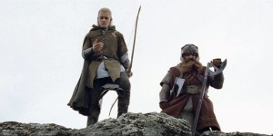 Create meme: Aragorn Legolas and Gimli, the Lord of the rings, Legolas