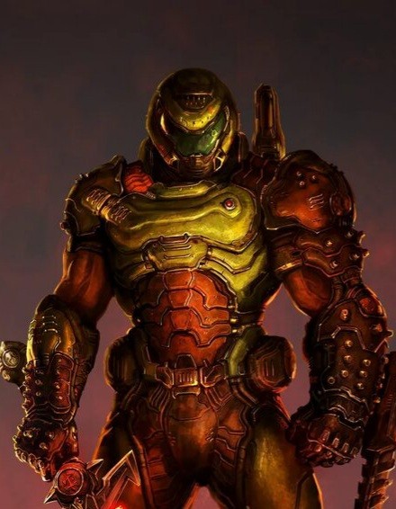 Создать мем: doom 2016 палач рока, doom, doom палач рока