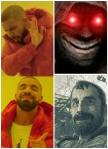 Create meme: rapper Drake meme, template meme with Drake, drake meme