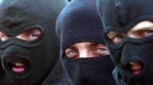 Create meme: the offender in the mask, the masked robber, the masked bandits