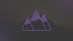 Create meme: darkroom app, minimalism, vector flat mountain vector