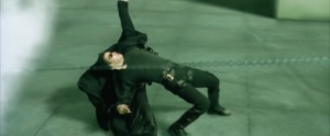 Create meme: gif, neo, neo from the matrix dodges