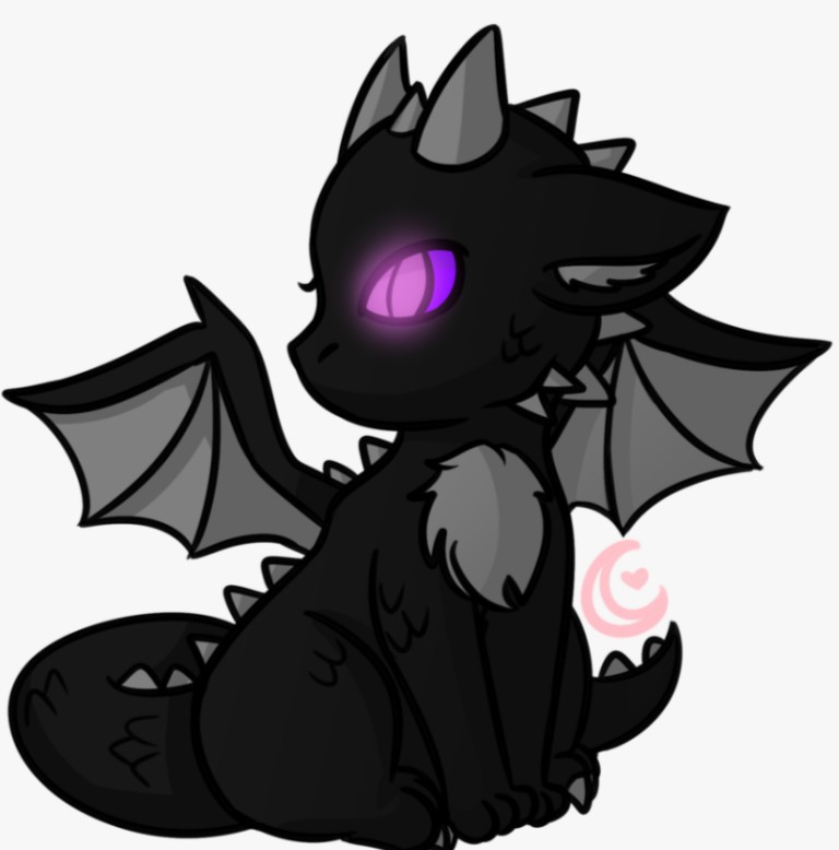 Create meme: Ender the Fury Dragon, minecraft ender dragon, toothless for drawing