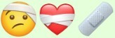 Create meme: Emoji heart