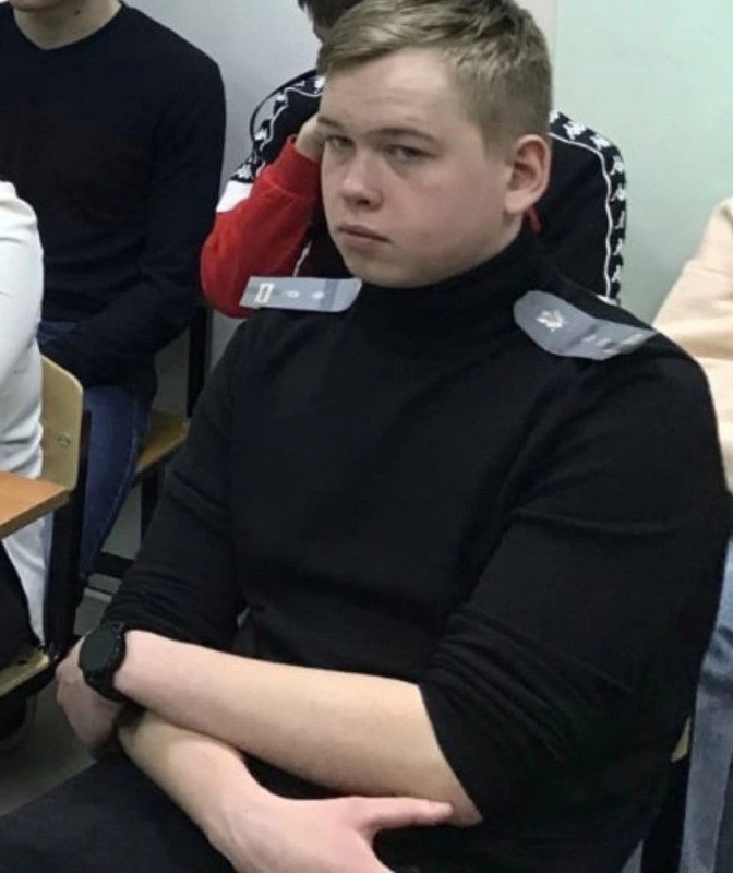 Create meme: nikita kovalev, in school , student 