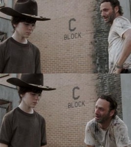 Create meme: Carl Carl, Carl, the walking dead Carl