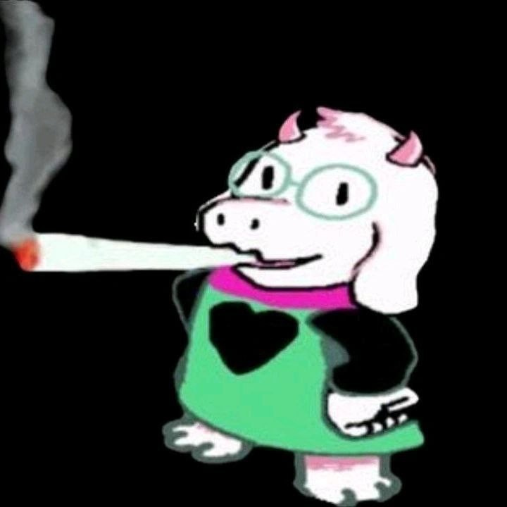 Создать мем: тоби фокс, ralsei smokes a fat blunt, аниме