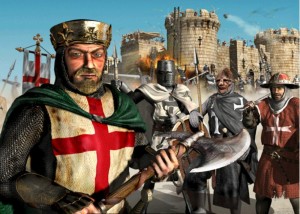 Create meme: stronghold crusader