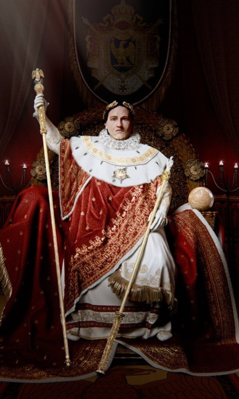 Create meme: Ingres Napoleon on the Imperial throne, Napoleon bonaparte on the throne, Ingres Napoleon on the throne