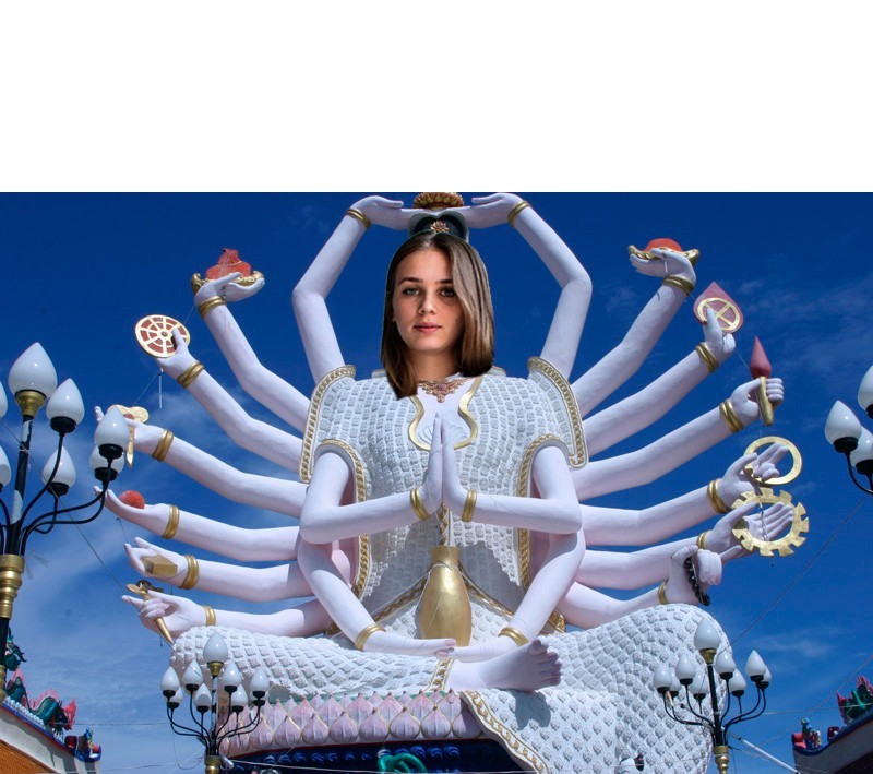 Богиня шива с шестью руками фото