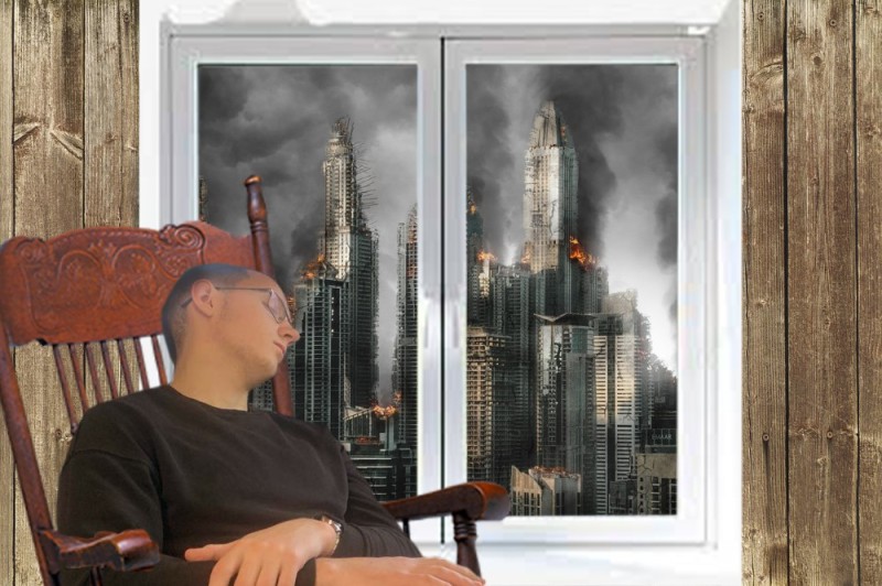 Create meme: window with a view, Biopunk dystopia, the view from the window