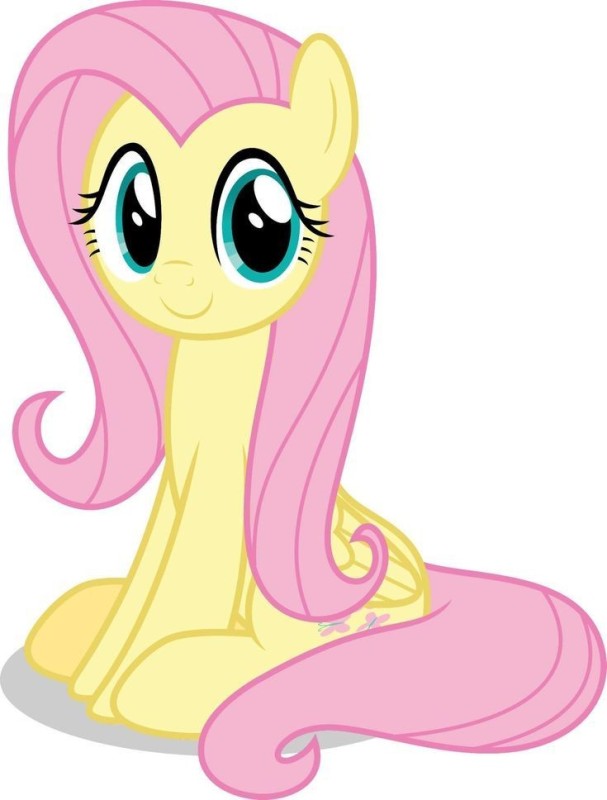 Create meme: fluttershy , fluttershy pony , pony fluttershy with a flowing mane