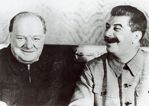 Create meme: evil Stalin, Stalin 1936, Winston Churchill and Stalin