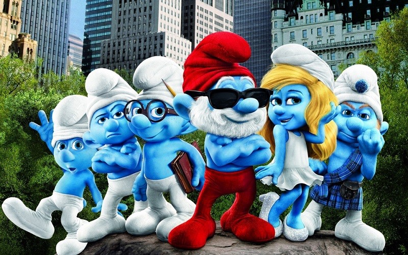 Create meme: smurfs characters, smurfs characters, smurfs are heroes