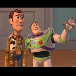 Создать мем: базз лайтер и вуди мем, buzz lightyear and woody meme the're everywhere, мем история игрушек они повсюду шаблон