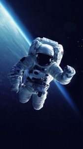 Create meme: open space, astronaut in space