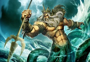 Create meme: Poseidon