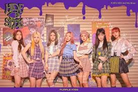 Create meme: purple kiss band, k pop band Dreamcatcher, pearl kiss