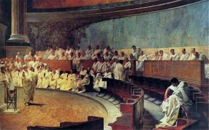 Создать мем: ораторское искусство, сенат в древнем риме, римское право