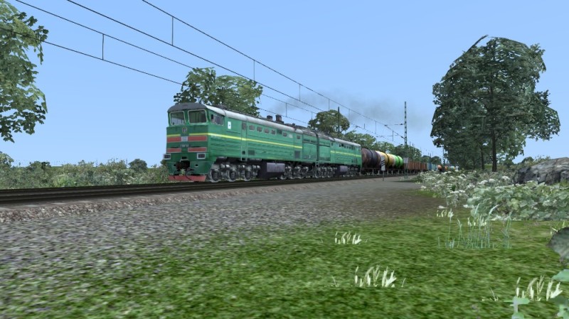 Создать мем: симулятор поезда trainz 19, 2тэ116-1711 trainz, trainz 19