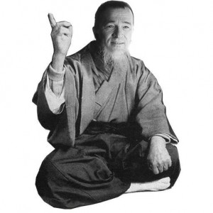 Create meme: Eastern wisdom, the founder of Aikido Morihei Ueshiba photo, Sensei