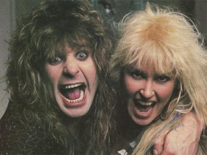 Create meme: lita ford ozzy osbourne close my eyes forever, Ozzy Osbourne 80s, lita Ford and Ozzy