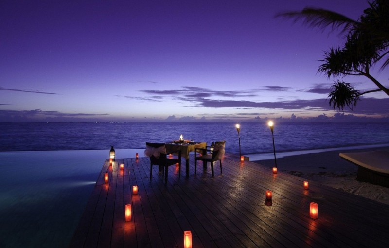 Create meme: beach in the evening, evening beach, beautiful romantic beach