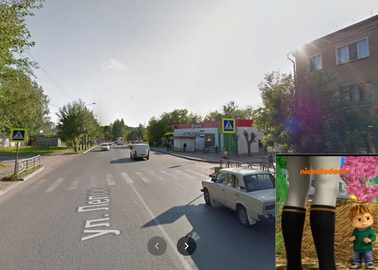 Create meme: street , razin street sergiev posad, arzamas city park