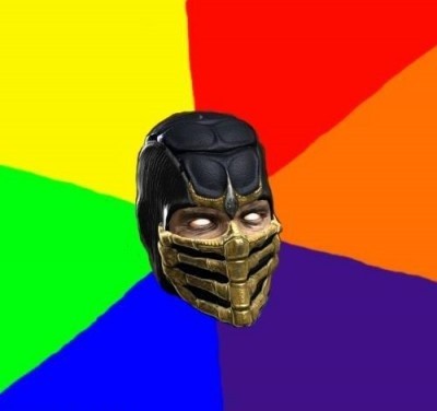 Create meme: Scorpion mortal kombat, Mortal Kombat 11 Scorpion mask, the scorpion from mortal kombat