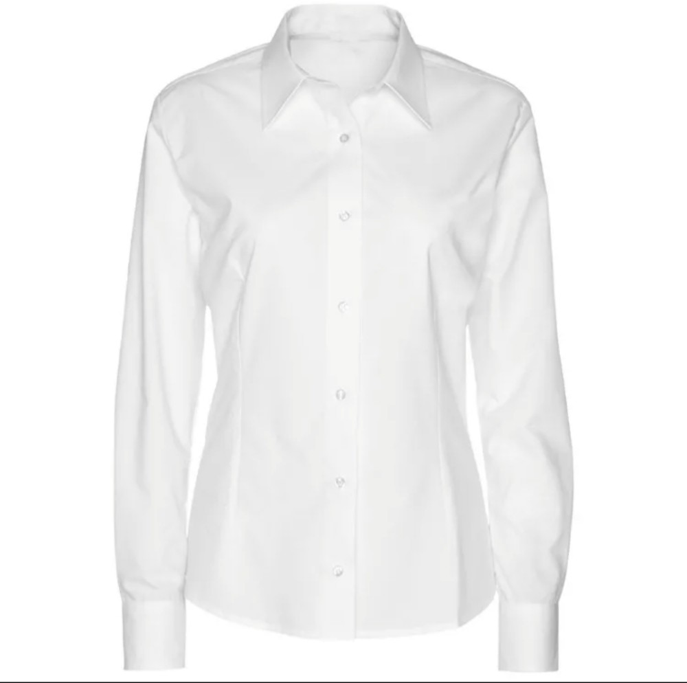 Модная Белая Рубашка Женская 2024 Года