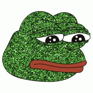 Create meme: frog, pepe meme, feels bad man