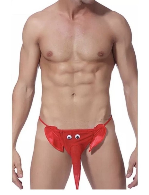 Create meme: men's thong briefs, men's thong panties elephant, men's thong with elephant