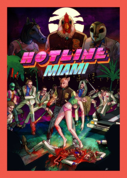 Create meme: hotline miami poster, hotline Miami, hotline miami game