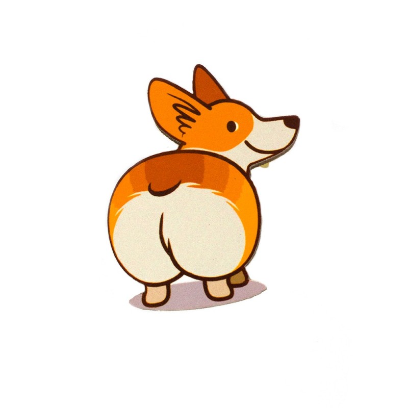 Create meme: pop Corgi, Corgi behind cartoon, corgi butt drawing