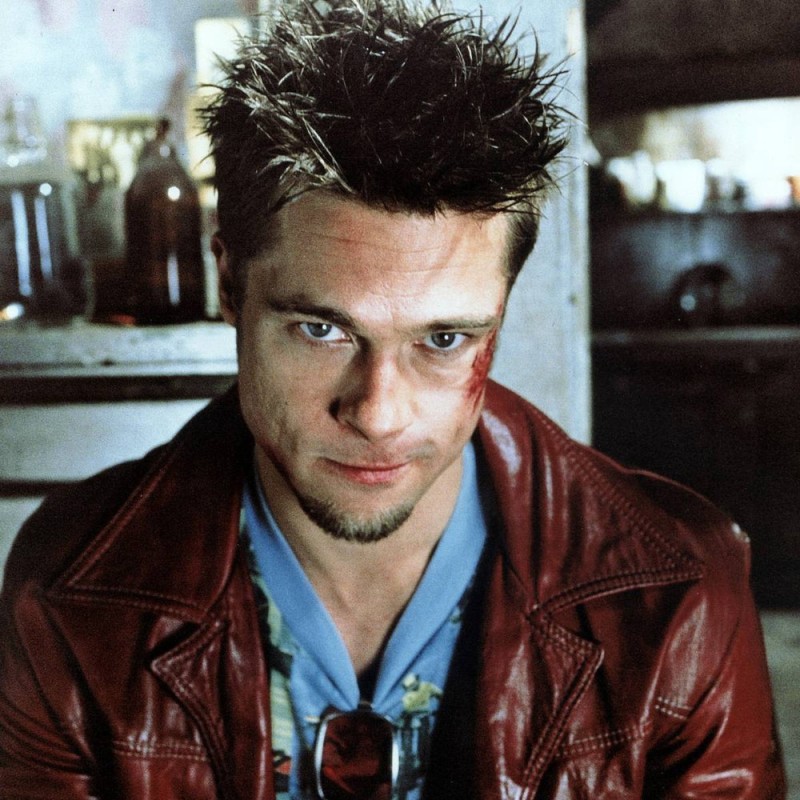 Create meme: Brad Pitt from fight Club, brad pitt fight club, brad pitt Tyler Durden