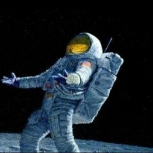 Create meme: space art, space station, astronot