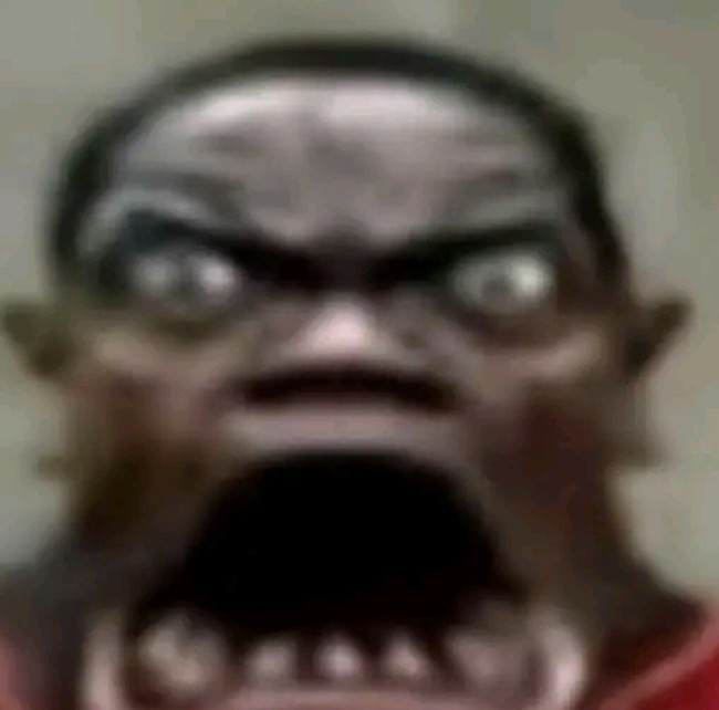Create meme: the face of a negro meme, steam client, The scary negro from the meme