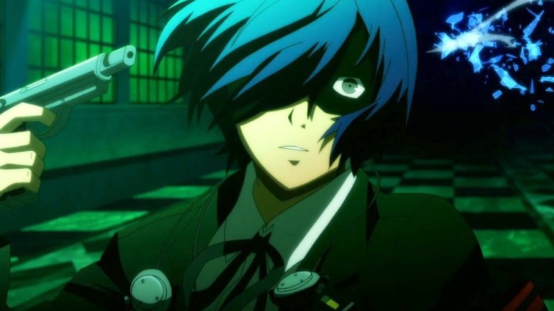 Create meme: Person 3 Makoto pistol, Persona 3 Makoto Yuki, Person 3 anime