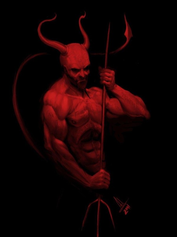 Создать мем: devil, дьявол сатана, демон люцифер 666