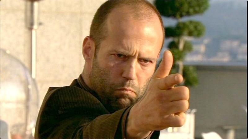 Create meme: Jason Statham , Jason Statham adrenaline, Statham with a gun
