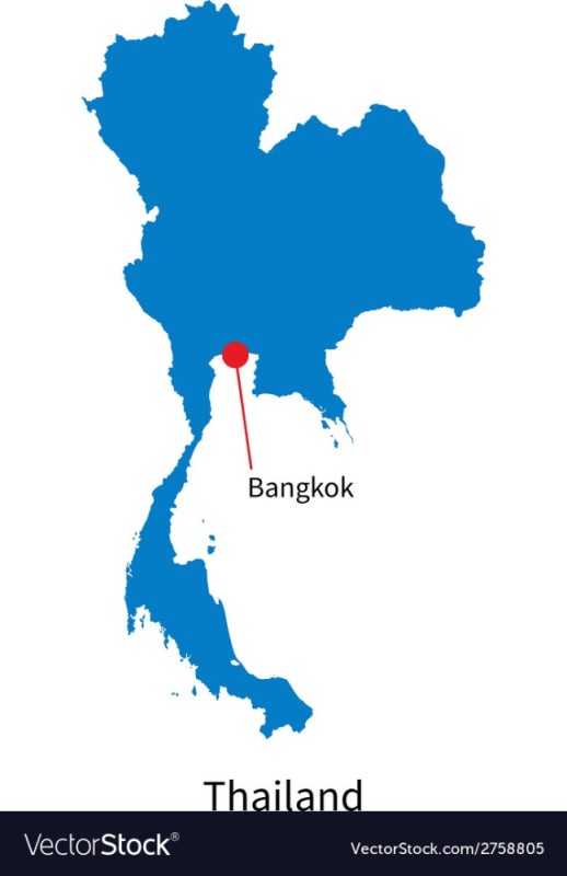 Create meme: map of thailand, outline of thailand, Thailand 