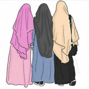 Создать мем: мусульманин, три подружки мусульманки, мусульманки подружки арт