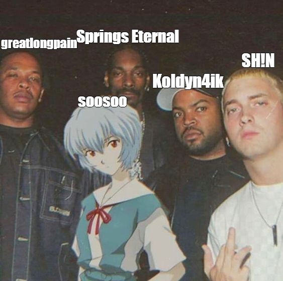 Create meme: Gangsta Paradise meme, Eminem the anime, anime meme