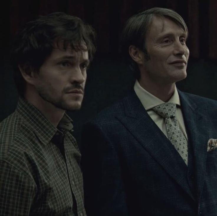 Create meme: Hannibal Lecter will Graham, Mads Mikkelsen Hannibal, Mikkelsen Mads