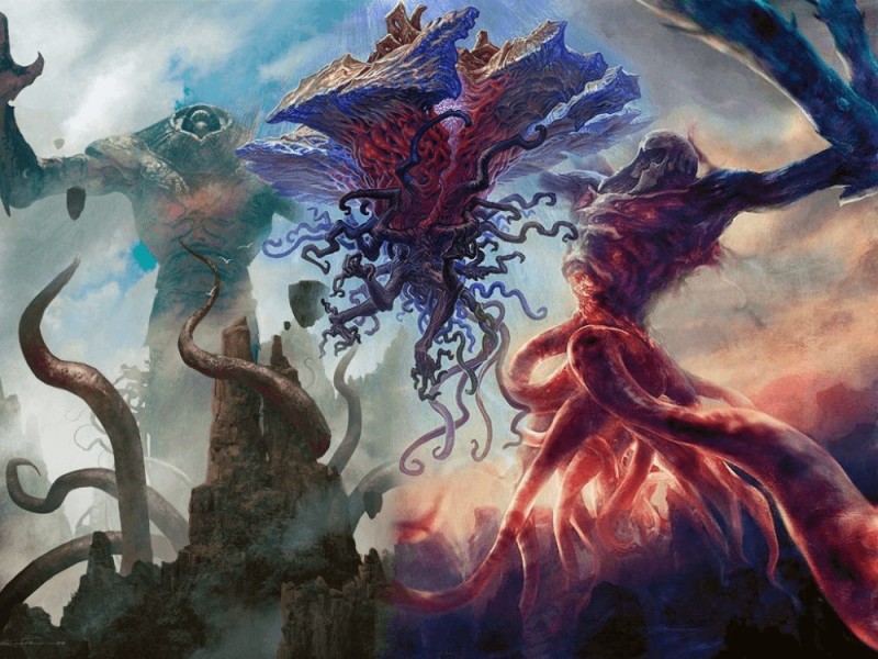 Создать мем: фэнтези рисунки, magic: the gathering, эльдрази мтг иннистрад