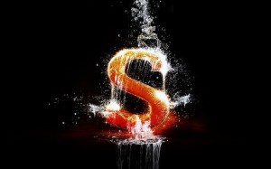 Create meme: in the fire, the letter s, darkness