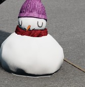 Создать мем: маленький снеговичок, снеговик 3д, маленький снеговик