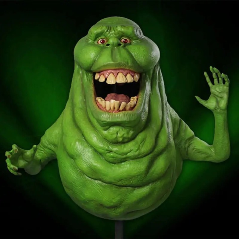 Create meme: slimer, ghostbusters green slug, ghostbusters slug