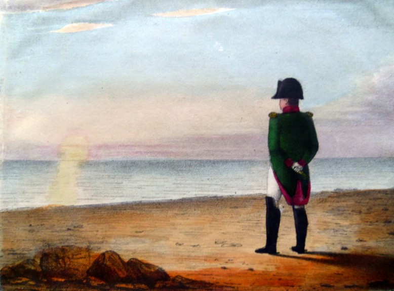 Create meme: Napoleon on St. Helena painting, Napoleon on the island of Saint Helena, Aivazovsky painting